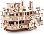 Eco Wood 3D Houten Rivier Radarboot DIY Modelbouw, Verzenden, Nieuw