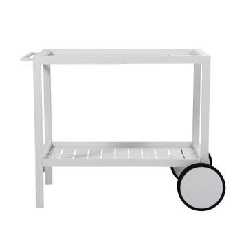 *WOONWINKEL* Lavis Cain Trolley Op Wielen Wit, Verzenden, Nieuw