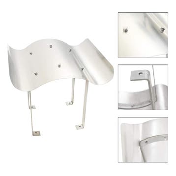 vidaXL Schoorsteenkap roestvrij staal 50 x 50 x 37 cm, Huis en Inrichting, Verzenden, Nieuw