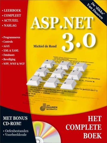 ASP.NET 3.0 / Het complete boek - M. de Rond 9789059403284, Verzenden, Zo goed als nieuw, M. de Rond