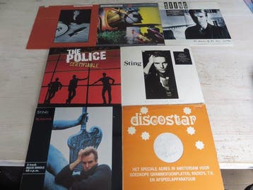 Police & Related, Sting - Nice lot with 7 x great Records of, Cd's en Dvd's, Vinyl Singles, Nieuw in verpakking
