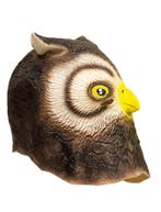 Uilen masker latex, Verzenden, Nieuw, Feestartikel