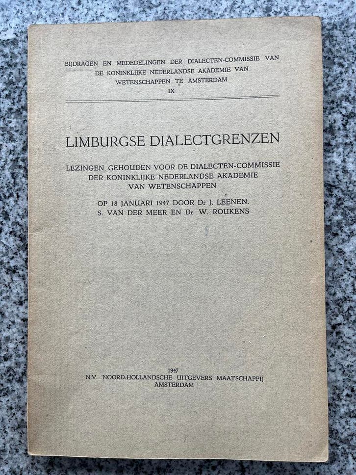 Limburgse dialectgrenzen, Boeken, Taal | Overige Talen, Non-fictie, Gelezen, Verzenden