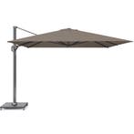 Challenger T1 premium zweefparasol 350x350 cm havanna, Tuin en Terras, Parasols, Ophalen of Verzenden, Nieuw