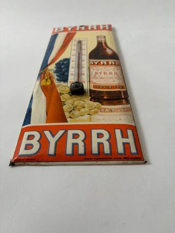 Byrrh reclame-thermometer - Reclamebord - glacoïden