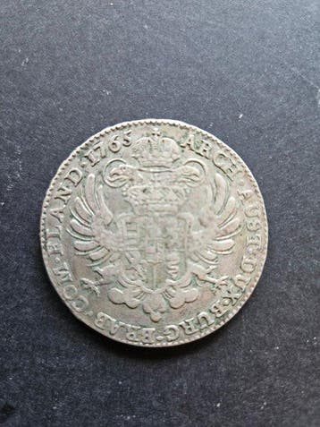 Oostenrijk-Nederland, Brussel. Thaler 1765 (Zonder
