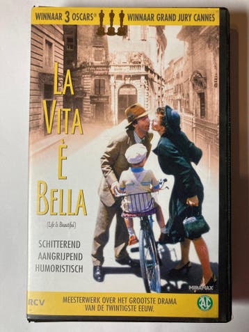 LA VITA É BELLA (VHS), Verzenden, Gebruikt