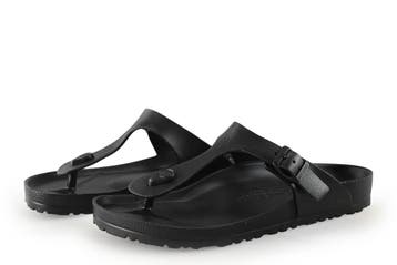 Birkenstock Slippers in maat 45 Zwart, Slippers, Verzenden, Zwart, Zo goed als nieuw