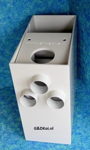 Zeeffilter SuperSieve L laag model (3x ingang, 2x uitgang!), Tuin en Terras, Vijver-toebehoren, Ophalen of Verzenden, Nieuw, Vijverfilter