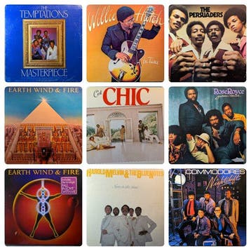 Willie Hutch, Chic, Commodores, Earth, Wind & Fire, The, Nieuw in verpakking