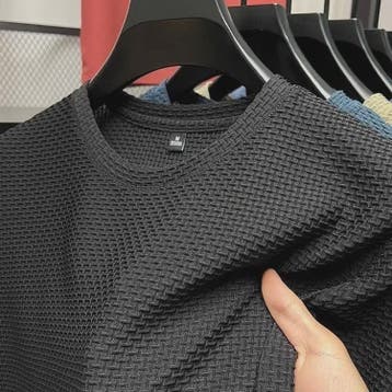Heren T-shirt Korte Mouw Bamboe Ice Silk - Zomerse Casual Sl