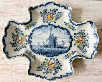 Tichelaar Makkum - Schotel - Keramiek - 29,6x25 cm, Antiek en Kunst