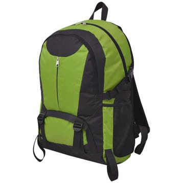 vidaXL Hiking rugzak 40 L zwart en groen, Sieraden, Tassen en Uiterlijk, Tassen | Rugtassen, Verzenden, Nieuw