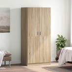 vidaXL Kledingkast 80x52x180 cm bewerkt hout sonoma, Huis en Inrichting, Kasten | Kledingkasten, Verzenden, Nieuw