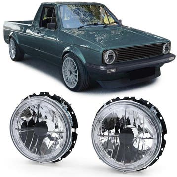 Koplampen Met Angel Eyes VW Caddy 1 CS093, Nieuw, Volkswagen