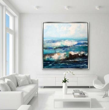 Cristina Bergoglio - Sea 4. XL. No reserve., Antiek en Kunst