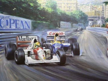 Mclaren - Monaco Grand Prix - Ayrton Senna, Nigel Mansell -, Nieuw