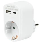 Benson Stopcontact met USB-A en USB-C - Snel opladen - Wi..., Ophalen of Verzenden, Nieuw