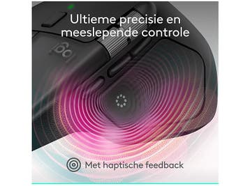 Logitech -  Mx Master 4 For Mac Muis  - Space Black, Rechtshandig, Muis, Ergonomisch, Verzenden