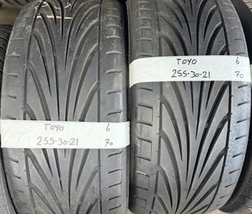2x 255-30-21 Toyo Zomer 2x 6mm €70 Per Band 255 30 21, Ophalen, Gebruikt, 255 mm, 21 inch