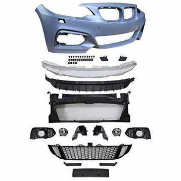 M Pakket Voorbumper + PDC BMW 2 Serie F22 F23 B3006, Nieuw, Voor, BMW, Bumper