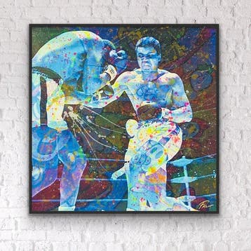 Joaquim Falco - ALÍ. Fluor paint. XL