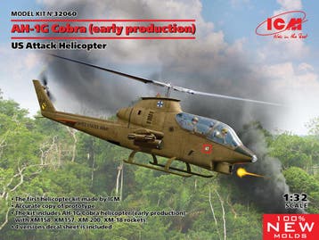 ICM 32060 AH-1G Cobra (early production), US Attack, Hobby en Vrije tijd, Modelbouw | Vliegtuigen en Helikopters, Verzenden, Nieuw