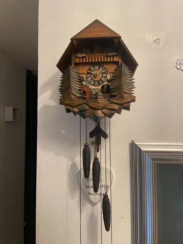 Zwarte Woud Clockman klok - Geïnspireerd door de antieke