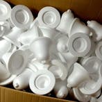 Kerstklok Kerstbel Styropor Piepschuim 9 cm met kleine manco, Ophalen of Verzenden, Nieuw