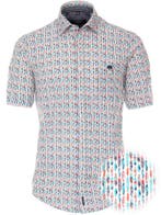 Casa Moda Overhemd Korte Mouw Surfplank Motief Blauw, Verzenden, Nieuw, Blauw