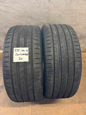 2x Continental PremiumContact 7 - 275/40 R21 - DOT 1024, Ophalen, Gebruikt, 275 mm, 21 inch