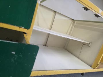 Verrijdbare Werktafel voor Bakkerij – B269 x D80 x H94 cm, Gebruikt
