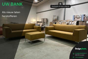 Bank Opvullen & Herstofferen, Ophalen, Nieuw, Stof, Design on Stock Minotti B&B Italia Gelderland Leolux