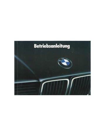 1991 BMW 7 SERIE INSTRUCTIEBOEKJE DUITS