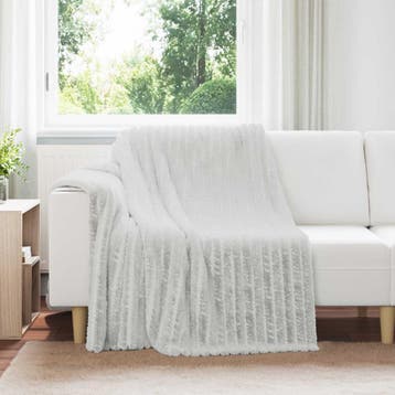 vidaXL Kleden 6 pcs Grijs 200 x 150 cm Fleece, Verzenden, Nieuw, Grijs