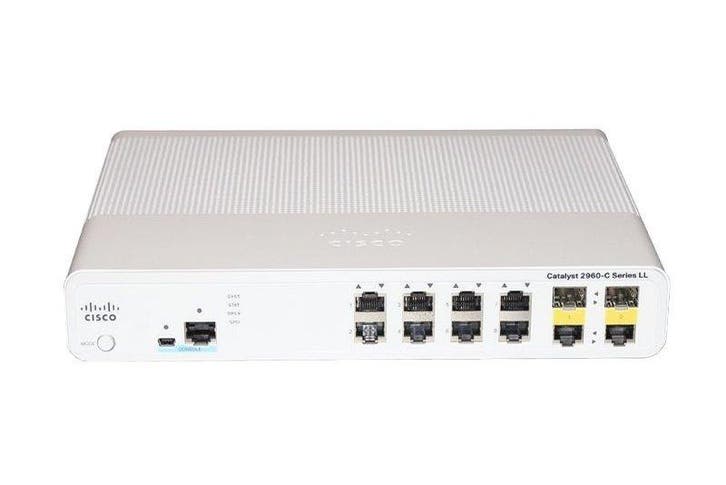 Cisco Catalyst 2960C Switch 8 FE, 2 x Dual Uplink, Lan, Computers en Software, Netwerk switches, Zo goed als nieuw, Ophalen of Verzenden