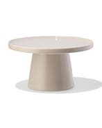 HEMA Taartplateau Ø18cm Knap new bone china grijs, Verzenden, Nieuw
