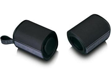 Lenco BTP-400BK - Bluetooth speaker - 2-in-1 TWS functie -, Audio, Tv en Foto, Verzenden, Zo goed als nieuw