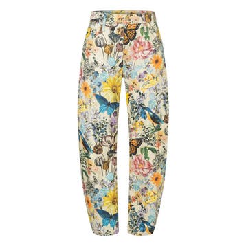 MAC • beige Danni jeans flower • 36, MAC, Verzenden, Nieuw