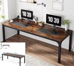 Dubbel Computerbureau 200×60 cm met 2 Lades voor 2 Pers., Verzenden, Nieuw