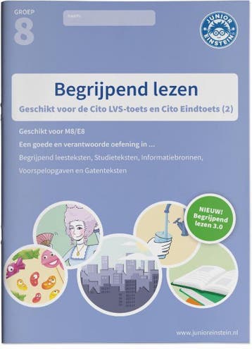 Begrijpend lezen Oefenboek / Deel 2 groep 8 M8/E8 Geschikt, Boeken, Schoolboeken, Verzenden, Zo goed als nieuw