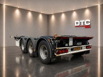 D-TEC containerchassis | 3x uitschuifbr | geschoopeerd | BPW, Aanhangers en Opleggers