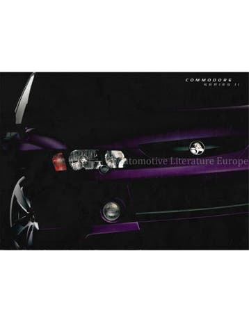 2003 HOLDEN COMMODORE SERIES II BROCHURE ENGELS, Nieuw, Author