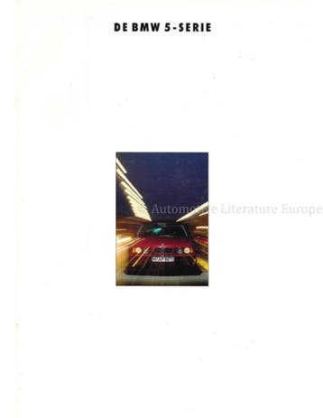 1992 BMW 5 SERIE SEDA | TOURING BROCHURE NEDERLANDS, Nieuw, BMW, Author