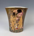 Goebel - Vaas - Porselein - Der Kuss, Gustav Klimt