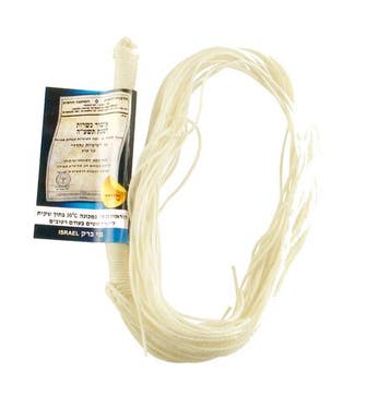 Tzitzit setje: Witte draden (kosher) van wol om zelf Tzi..., Verzamelen, Religie, Nieuw