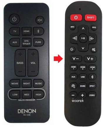 Denon RC-1236 afstandsbediening - Geschikt voor: DHT-S216..., Verzenden, Nieuw