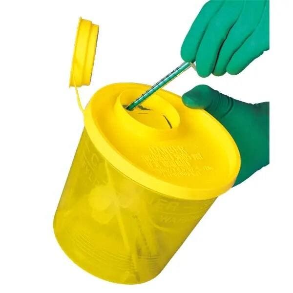 Servobox naaldencontainer - 1500 ml - 100 stuks, Diversen, Verpleegmiddelen, Nieuw, Verzenden