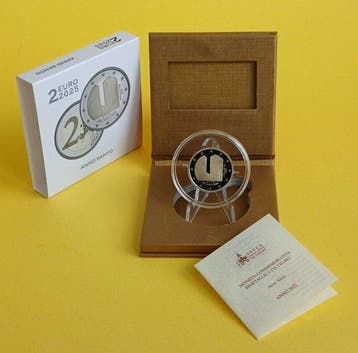 Vaticaan. 2 Euro 2025 Anno Santo Proof (Zonder, Postzegels en Munten