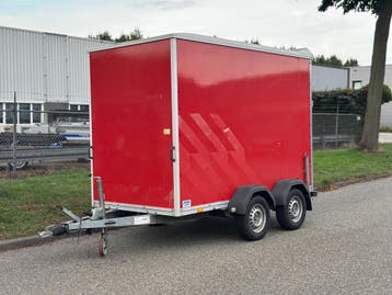 Gesloten aanhangwagen met oprijklep, dichte aanhanger, marge, Auto diversen, Ophalen, Gebruikt